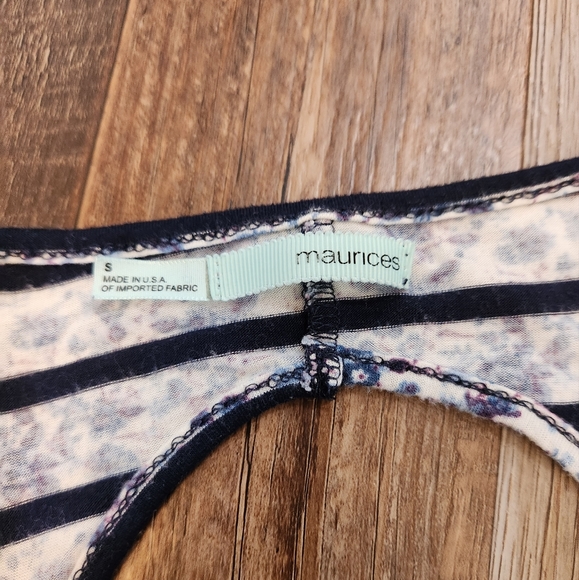 Maurices Striped Floral Tank - Picture 3 of 3